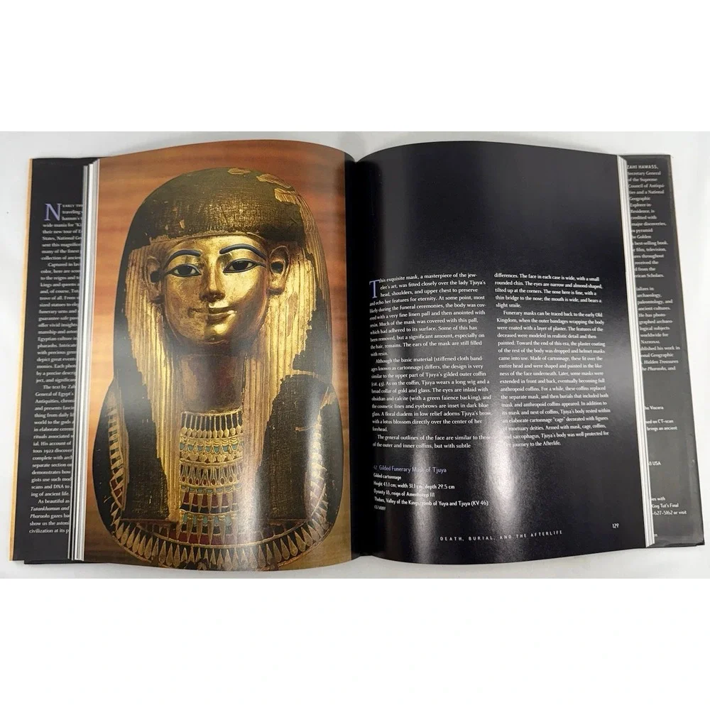 Tutankhamun & Golden Age‎ of Pharaohs Nat Geo Catalog w/ DVD 2005